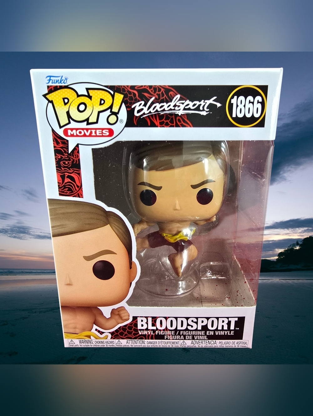 Bloodsport funko # 1866 (nib) With pop protector